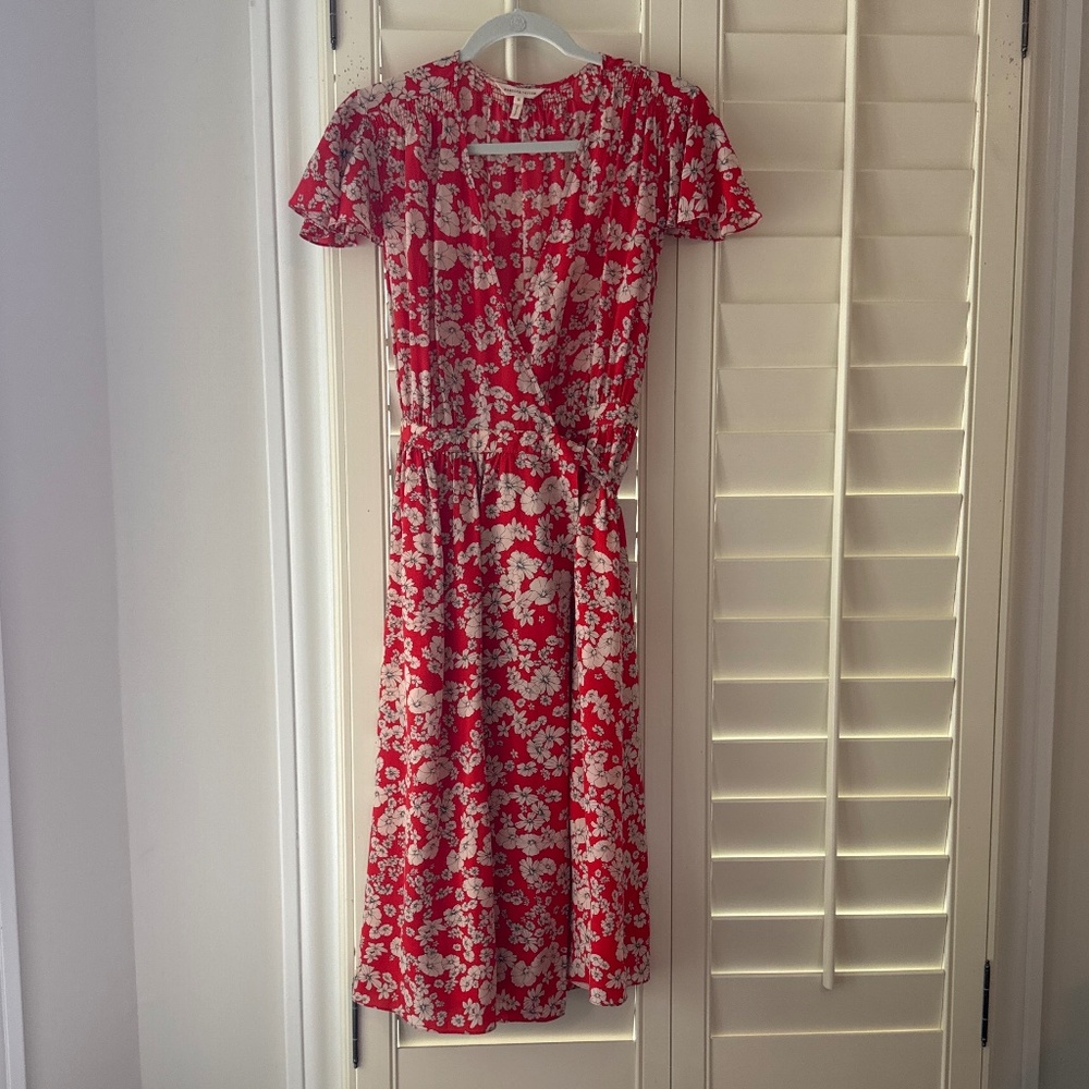 Rebecca Taylor red floral sundress